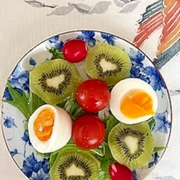 水菜 ゆで卵 キウイのサラダ レシピ 作り方 By 2727椿 楽天レシピ 水菜 ゆで卵 キウイのサラダ レシピ 作り方 By 2727椿 楽天レシピ